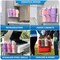 Sorbus Magnetic Stanley Cup Holder for 3 Cups – Versatile Water Bottle Organizer for Fridge, Oven, or Wall – Adjustable Mount with Adhesive Tape or Screws – Tumbler & Travel Mug Storage Rack (2 Pack)